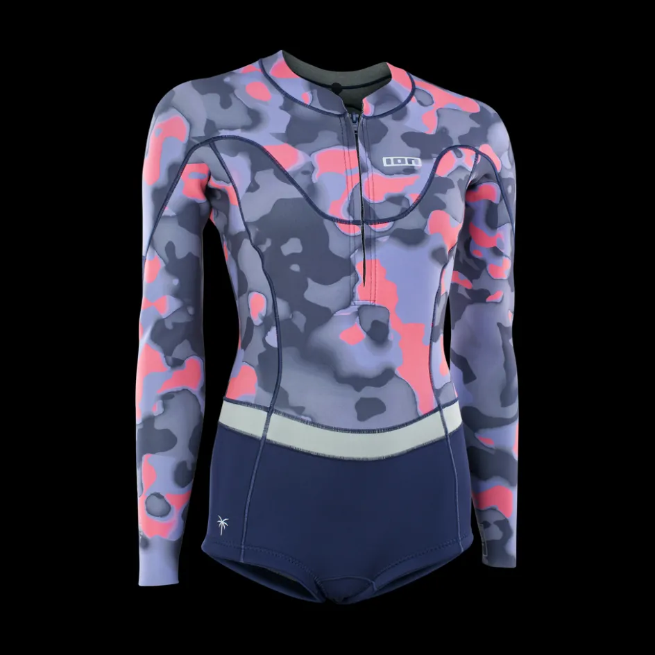 Femme ION Combinaison Femme Amaze Hot Shorty 1.5 manches longues Front Zip