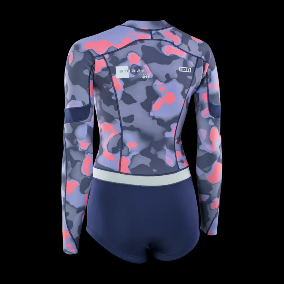 Femme ION Combinaison Femme Amaze Hot Shorty 1.5 manches longues Front Zip