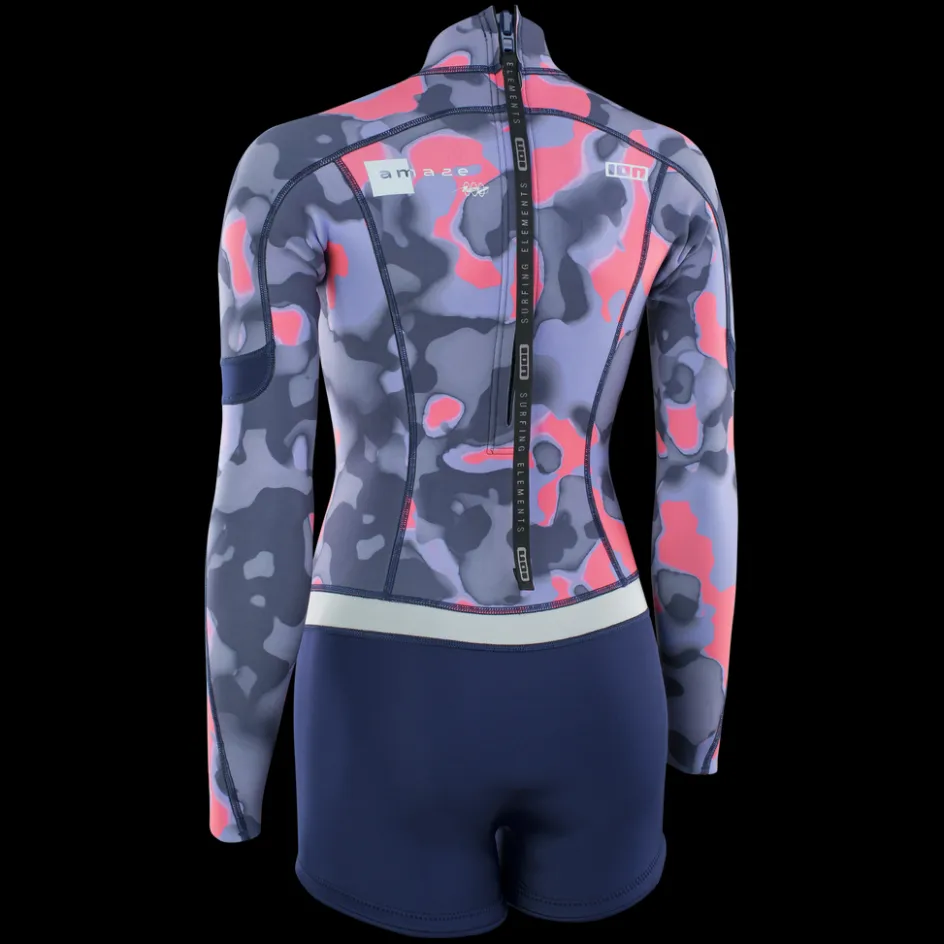 Femme ION Combinaison Femme Amaze Shorty 2.0 manches longues Back Zip