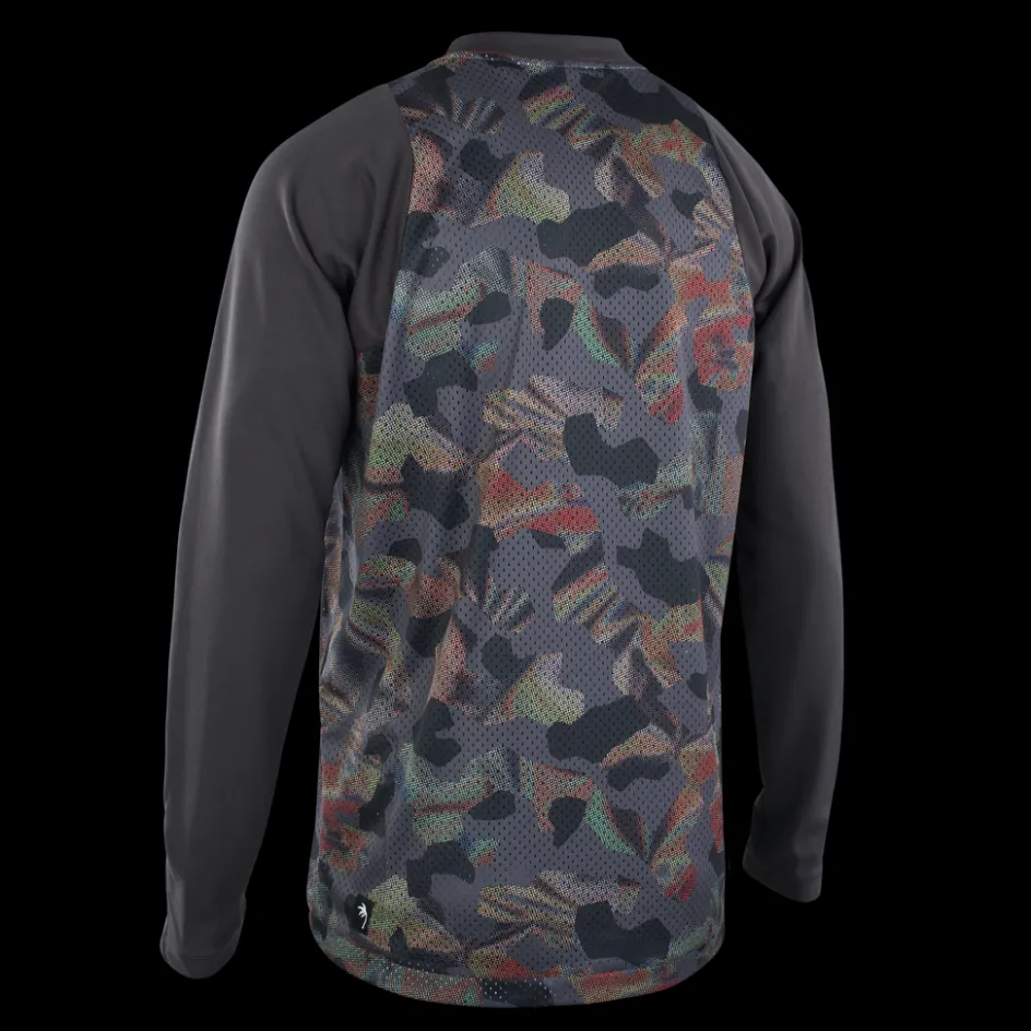Femme ION Maillot à manches longues de VTT Logo DR Enfants